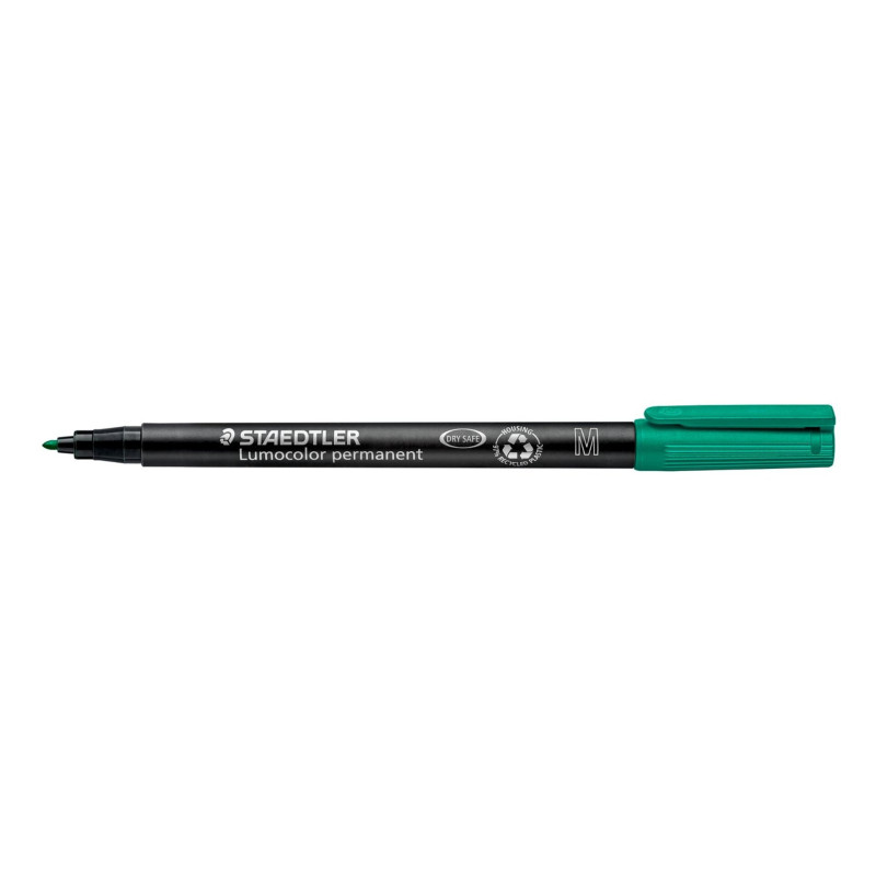 ROTULADOR STAEDTLER LUMOCOLOR MEDIO VERDE 317 C/10U