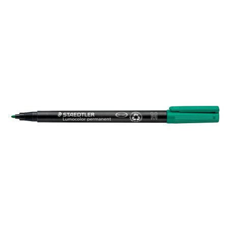ROTULADOR STAEDTLER LUMOCOLOR MEDIO VERDE 317 C/10U