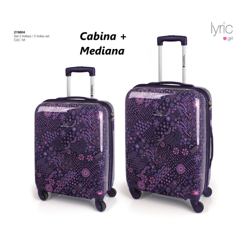 LOTE 2 TROLLEYS GABOL17 SCHOOL LYRIC RIGIDAS CABINA+MEDIANA 219804 ^