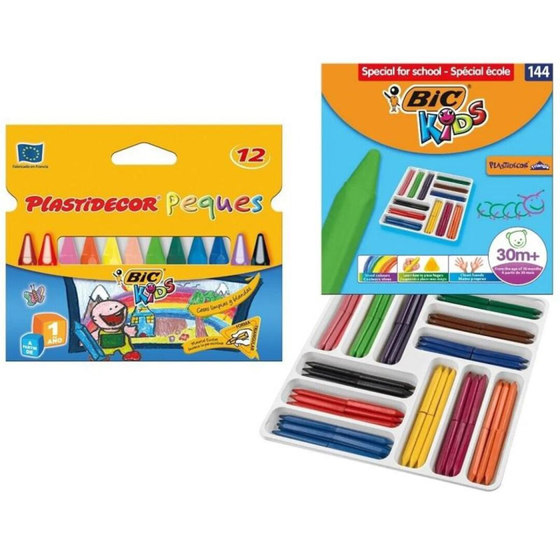 CERAS PLASTIDECOR PEQUES GRANEL IBERIA C/144U BIC 8878331