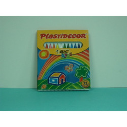 CERAS PLASTIDECOR 12 COLORES BIC 8757702