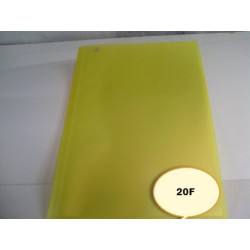 CARPETA ESCAPARATE FL POLIPLAS 20F TRANSPARENTE AMARILLO GRAFOPLAS 1451260