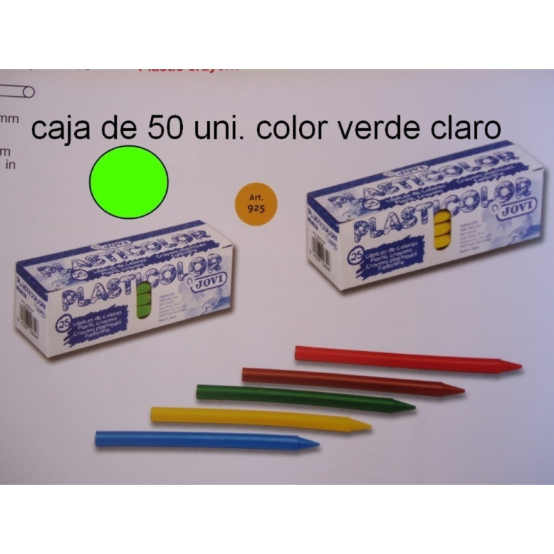 CERAS JOVI PLASTICOLOR BODY GRANEL VERDE CLARO C/50