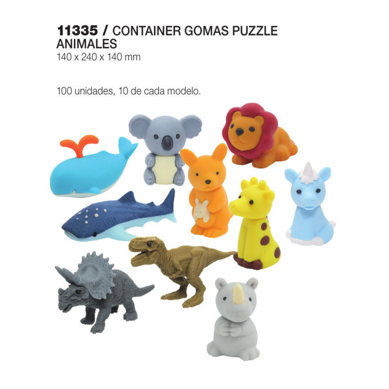 BORRADOR DECORADO MIQUELRIUS 10 MOD SURTIDOS ANIMALES 11335