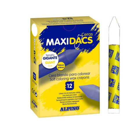 CERAS MAXI DACS ALPINO 12 UNIDADES GRANEL BLANCO