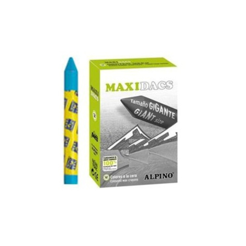 CERAS MAXI DACS ALPINO 12 UNIDADES GRANEL AZUL CLARO DX060147