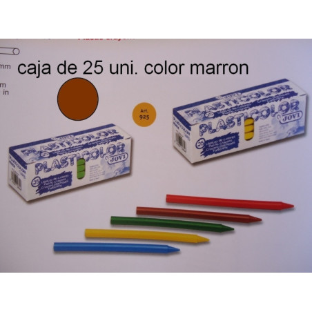 CERAS JOVI PLASTICOLOR BODY GRANEL MARRON OSCURO C/25