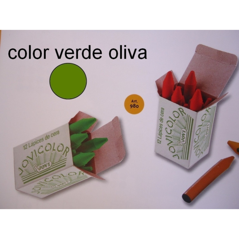CERAS JOVICOLOR GRANEL VERDE OLIVA C/12