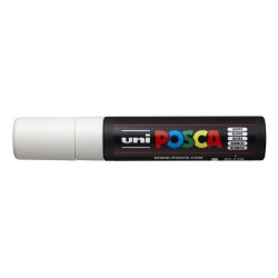 MARCADOR UNI-BALL POSCA PC-17K BISEL EXTRA GRUESO 15MM BLANCO -1-