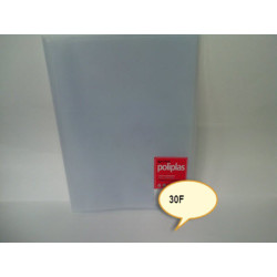 CARPETA ESCAPARATE FL POLIPLAS 30F TRANSPARENTE BLANCO GRAFOPLAS 1471200