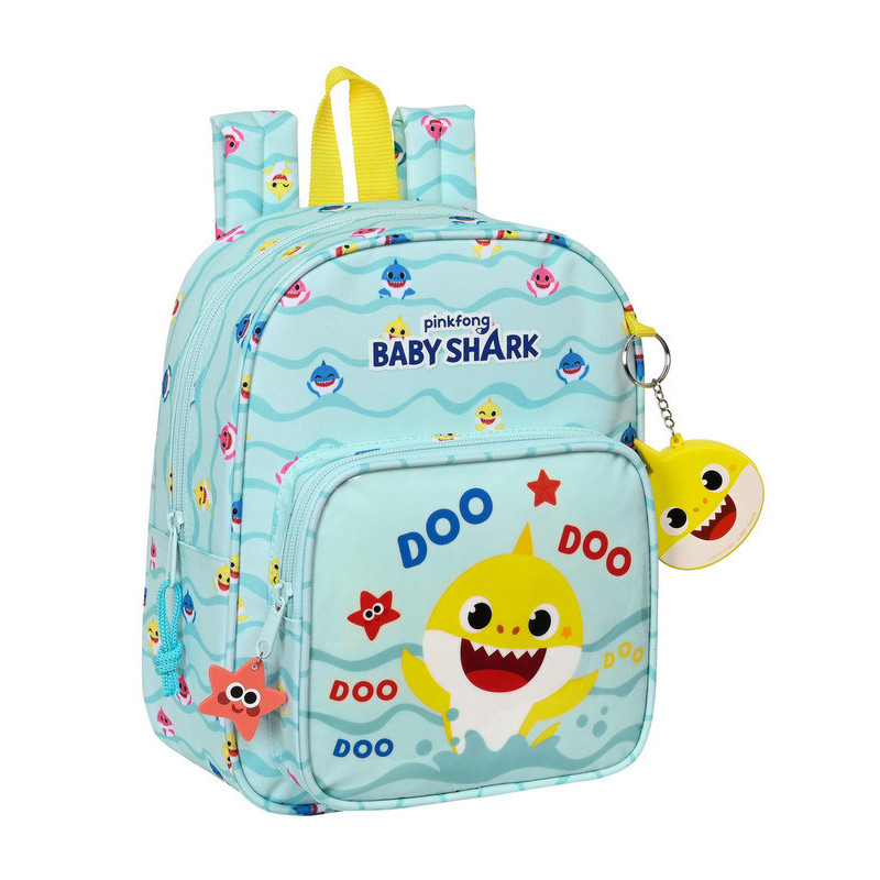 MOCHILA GUARDERIA ADAPT.CARRO C/BOLSILLO BABY SHARK "BEACH DAY" SAFTA23 ENERO 612160232