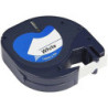 CINTA ROTULAR COMPATIBLE DYMO TAG 12MM*4M PAPEL NE/BL 91200