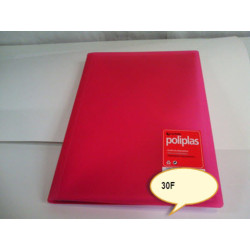 CARPETA ESCAPARATE FL POLIPLAS 30F TRANS ROJO GRAFOPLAS 01470051