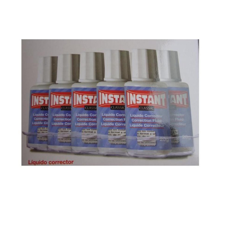 CORRECTOR BOTELLA 20 ML INSTANT FLUID C/10U