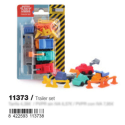 BORRADOR DECORADO MIQUELRIUS 7 GOMAS SURTIDOS TRAILER SET 11373