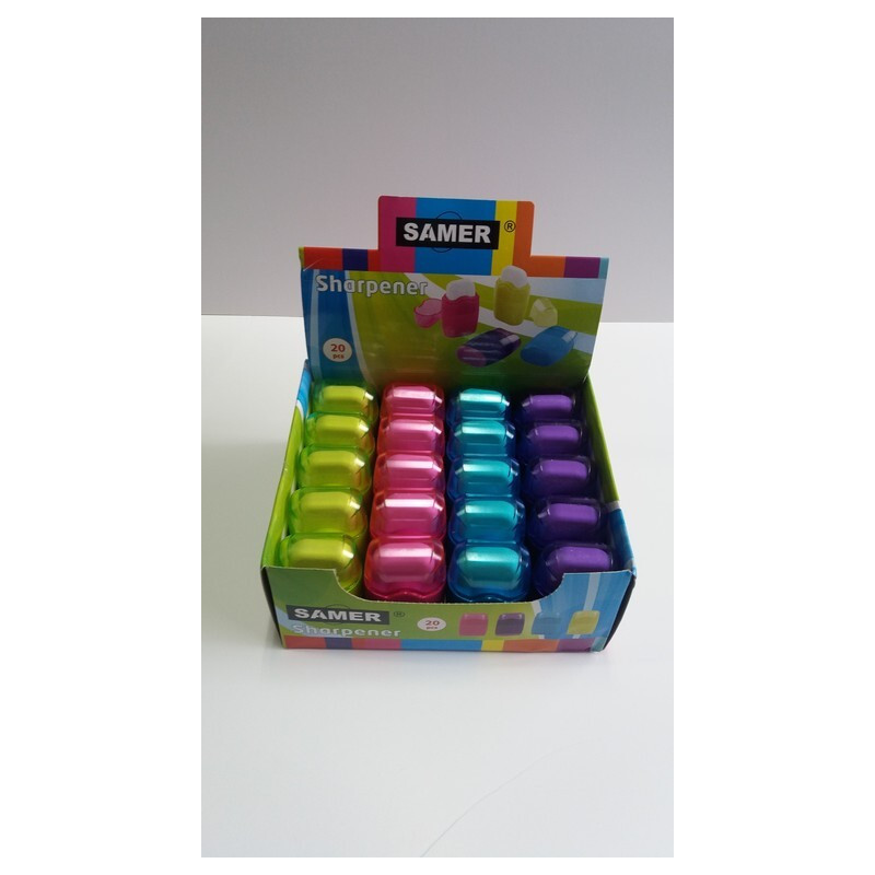 SACAPUNTAS LEBER AFILA BORRA 430 DEPOSITO SURTIDOS C/20U 10.188