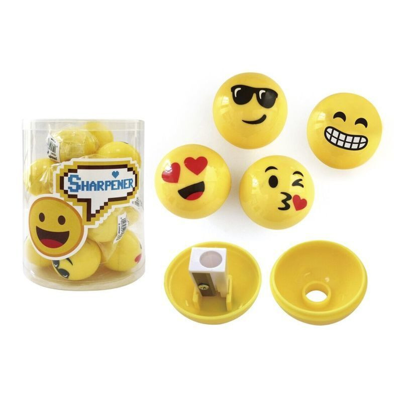 SACAPUNTAS C/DEPOSITO CARITAS SURTIDO UNIDAD 325089 POESSA (24)