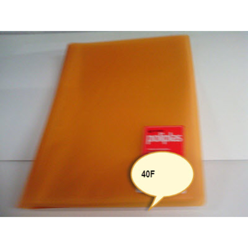 CARPETA ESCAPARATE FL POLIPLAS 40F TRANSP NARANJA GRAFOPLAS 1441252