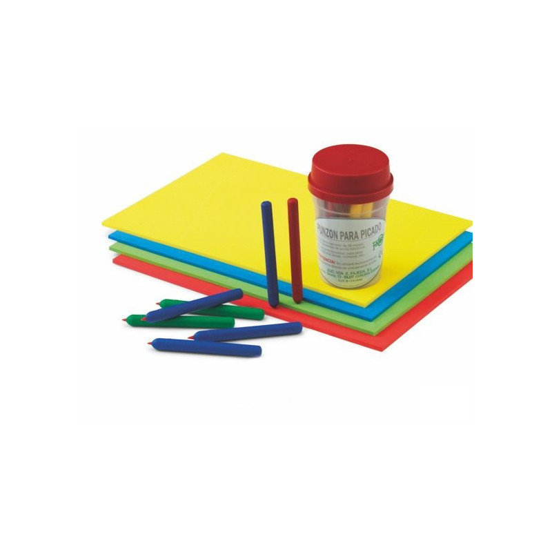 PUNZONES PUNTA PLASTICO 10X100MM BOTE 25UDS FAIBO 770