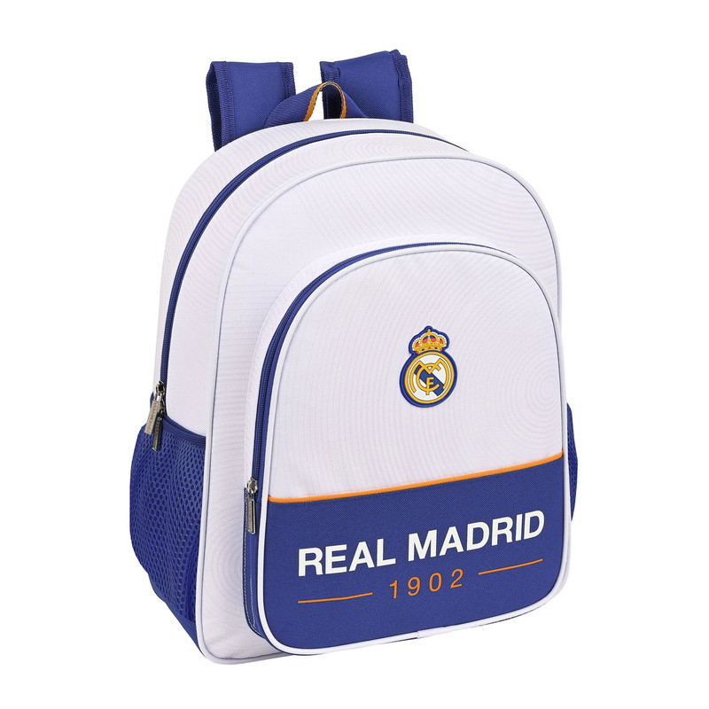 MOCHILA JUNIOR ADAPT.CARRO REAL MADRID 1ª EQUIP. 21/22 612154640 38*32 SAFTA22