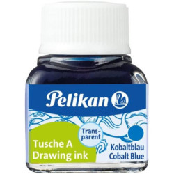 TINTA CHINA PELIKAN 523 FRASCO AZUL COBALTO Nº8