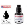 TINTA EDDING T-25 FRASCO 25 ML NEGRA
