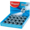SACAPUNTAS MAPED METAL CUÑA SENCILLO CAJA 20U 506600
