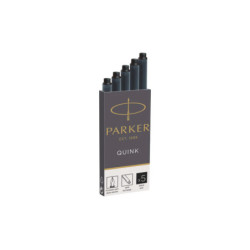 TINTA CARTUCHO PLUMA PARKER NEGRO C/5U 1950382