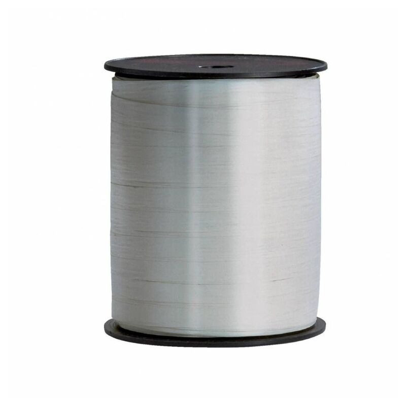 CINTA REGALO 10MM 250YD MATE PLATA UNIDAD REF 2040