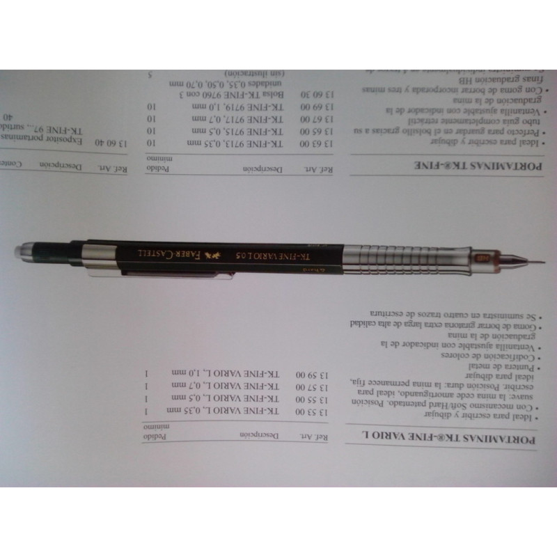 PORTAMINAS 0,5MM FABER-CASTELL TK-FINE VARIO 135500