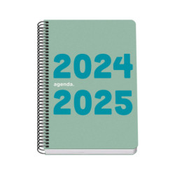 AGENDA ESCOLAR DOHE25 24/25 S/V MEMORY 150 X 210  A5 PP VERDE 51761