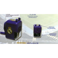 SACAPUNTAS MAQUINA CYP REAL MADRID DEPOSITO PS-20-RM ^
