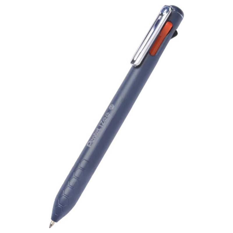 BOLIGRAFO PENTEL 4 COLORES 0,7 CLIP METAL AZUL MARINO UNIDAD BXC467DC-1E