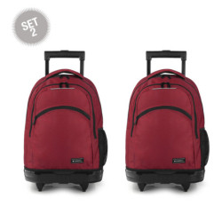 SET 2 MOCHILA CON RUEDAS ROJO GABOL22 SOUND 230604 008