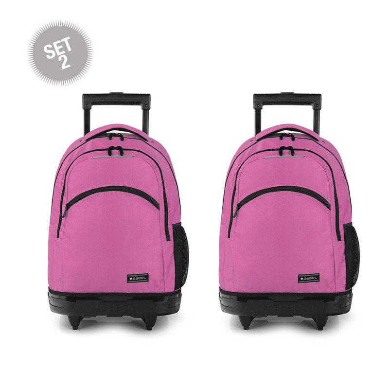 SET 2 MOCHILA CON RUEDAS FUCSIA GABOL22 SOUND 230604 021