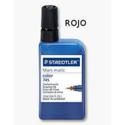 TINTA CHINA STAEDTLER FRASCO 23ML ROJO ^