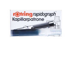 TINTA CHINA ROTRING CARTUCHO CAJA 5