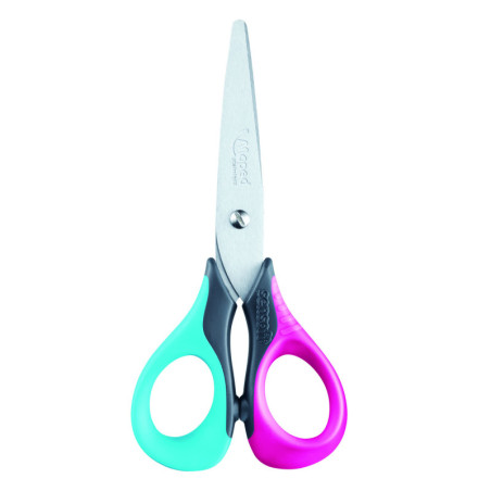 TIJERA ESCOLAR SENSOFT 13CM DIESTROS MAPED expositor- PRECIO x UD 169300