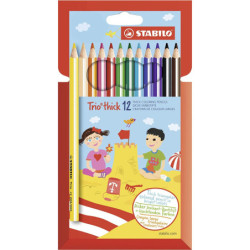 LAPICEROS COLOR CJ.12 UDS STABILO TRIO