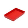 BANDEJA MULTIUSO ROJO 23X14,5X3CM CONICA APILABLE FAIBO 210-03