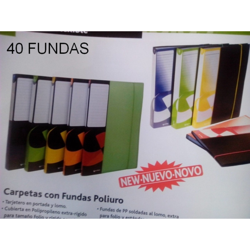 CARPETA ESCAPARATE FL POLIURO 40F. GRAFOPLAS 39704010