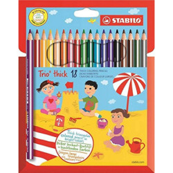 LAPICEROS COLOR CJ.18 UDS STABILO TRIO
