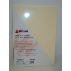PAPEL MCH VERJURADO GALGO A-4  100G CREMA PTE 100H 3145