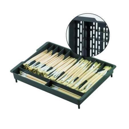 CAJA PLASTICO+TAPA+BANDEJA CLASIFICADORA 10 DPTOS. FAIBO 885