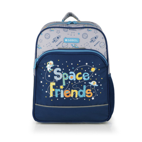 MOCHILA ADAPTABLE A CARRO GABOL SPACE GABOL24 SCHOOL 234602016