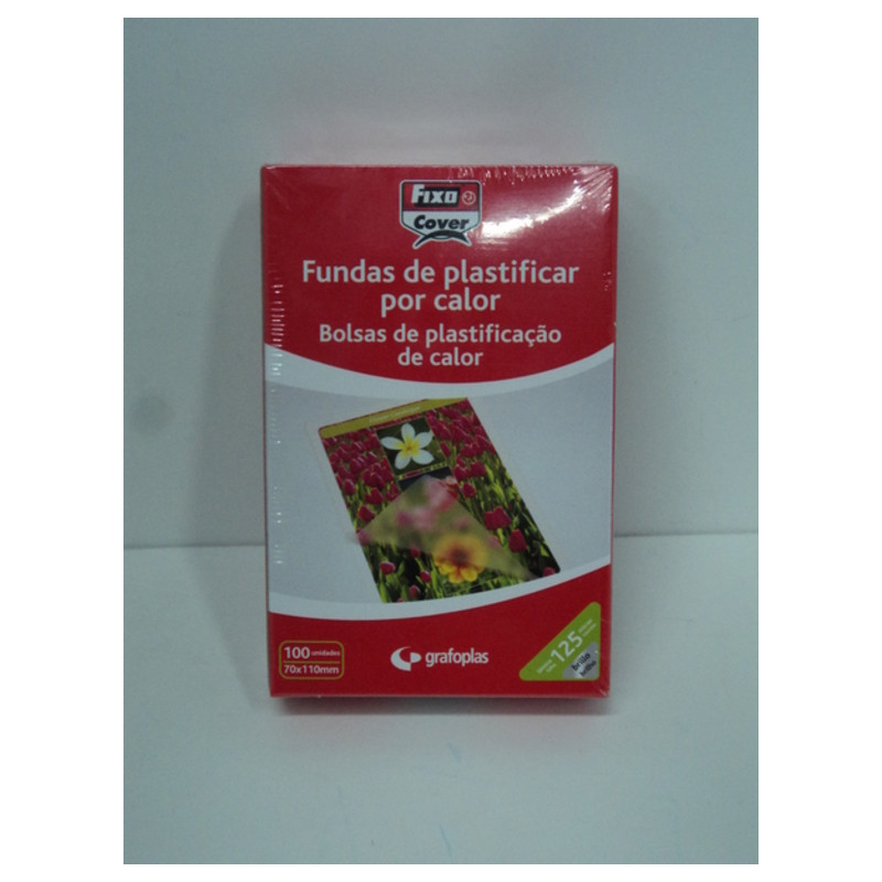 FUNDA PLASTIFICAR  70*110 125M  C/100U GRAFOPLAS 01 02 16 00