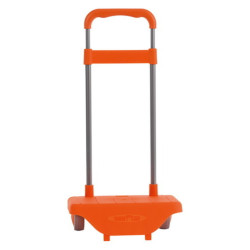 CARRO PORTAMOCHILAS SAFTA RIGIDO GRANDE NARANJA ^