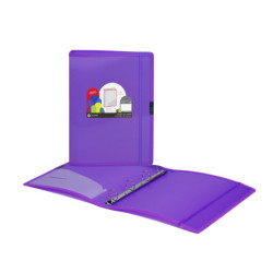 CARPETA PLAST. 4A 25MM FL CARCHIVO PP DUNE VIOLETA C/GOMA 12370456