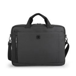 MALETIN MOCHILA 15,6" DESK PIEL SINTETICA  GRIS 016 412310 GABOL21 BUSINESS