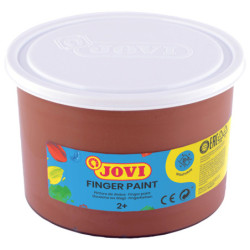 PINTURA DE DEDOS JOVI BOTE 500 ML - MARRÓN